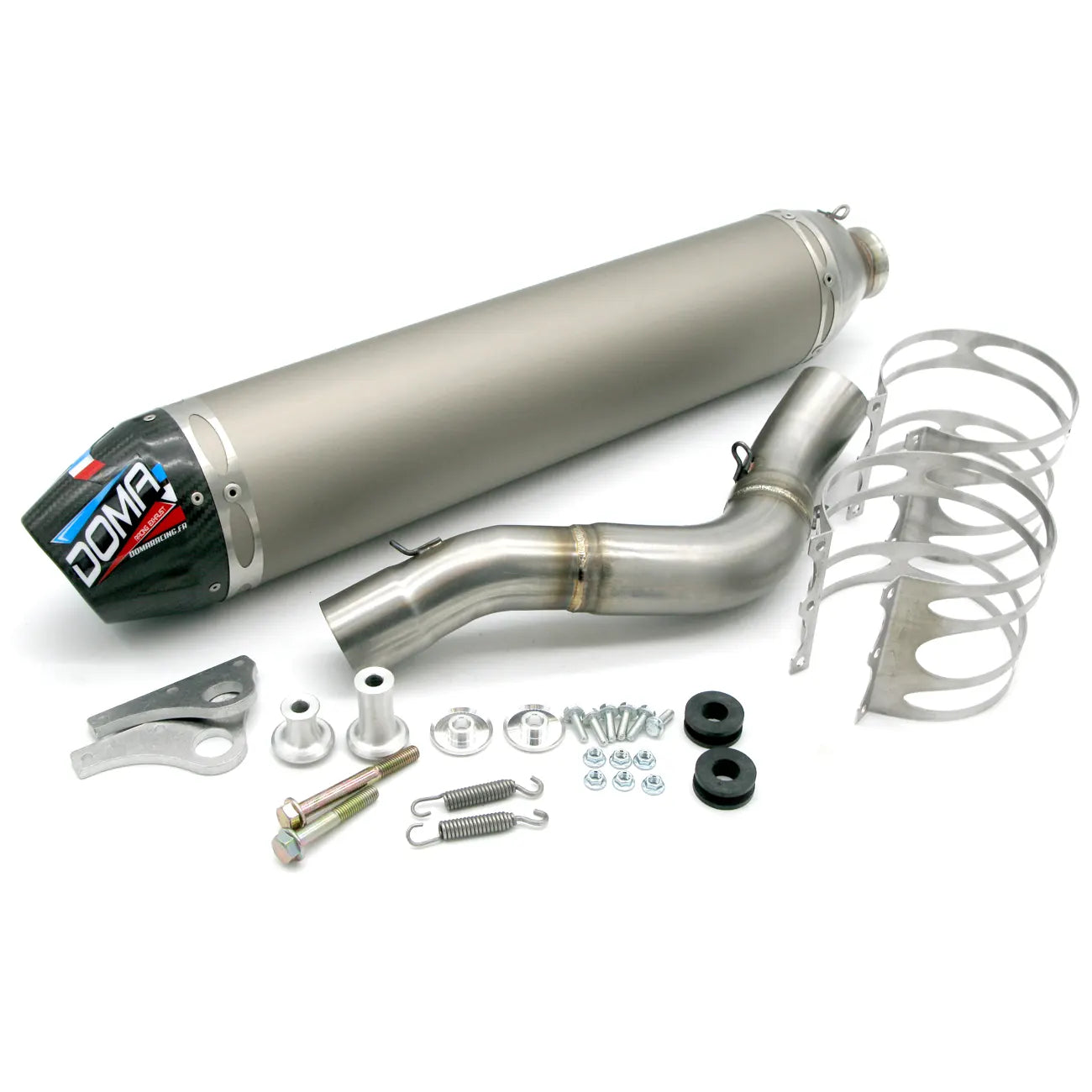 Exhaust - MX Alloy/Carbon for Honda/KTM/Yamaha Applications
