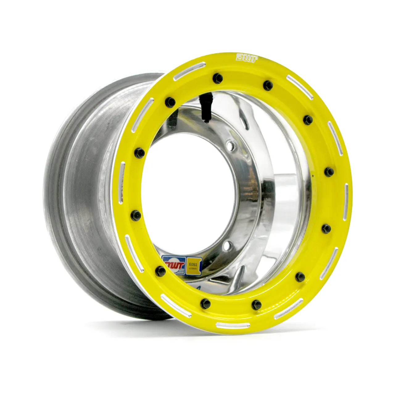 Wheels - Ultimate Yellow Beadlock 10" Polished