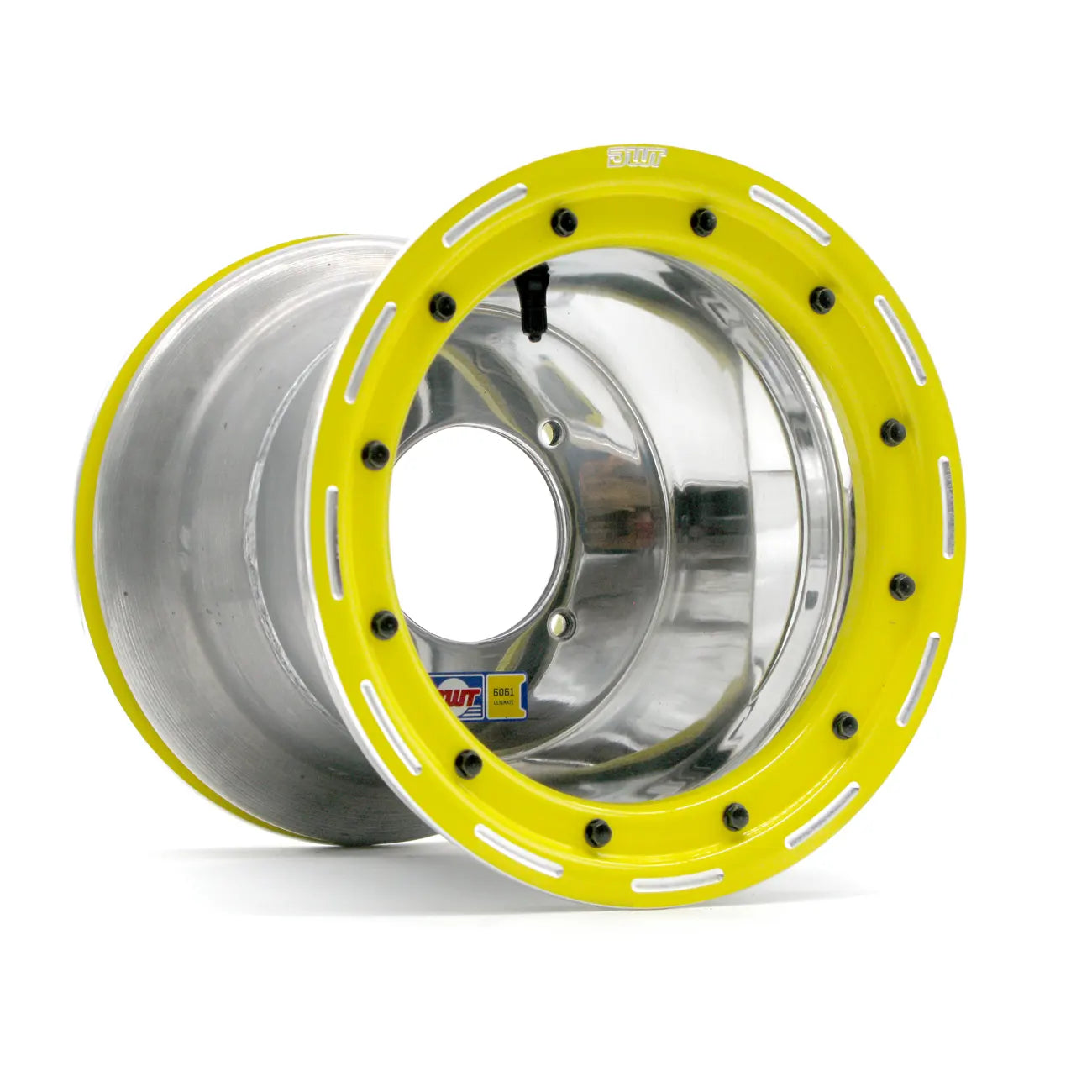 Wheels - Ultimate Yellow Beadlock 10" Polished