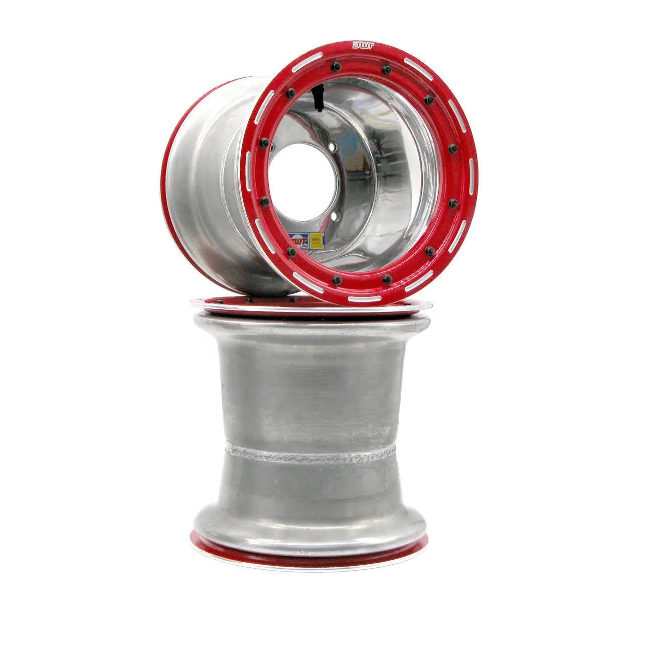 Wheels - Ultimate Yellow Beadlock 10" Polished Pair