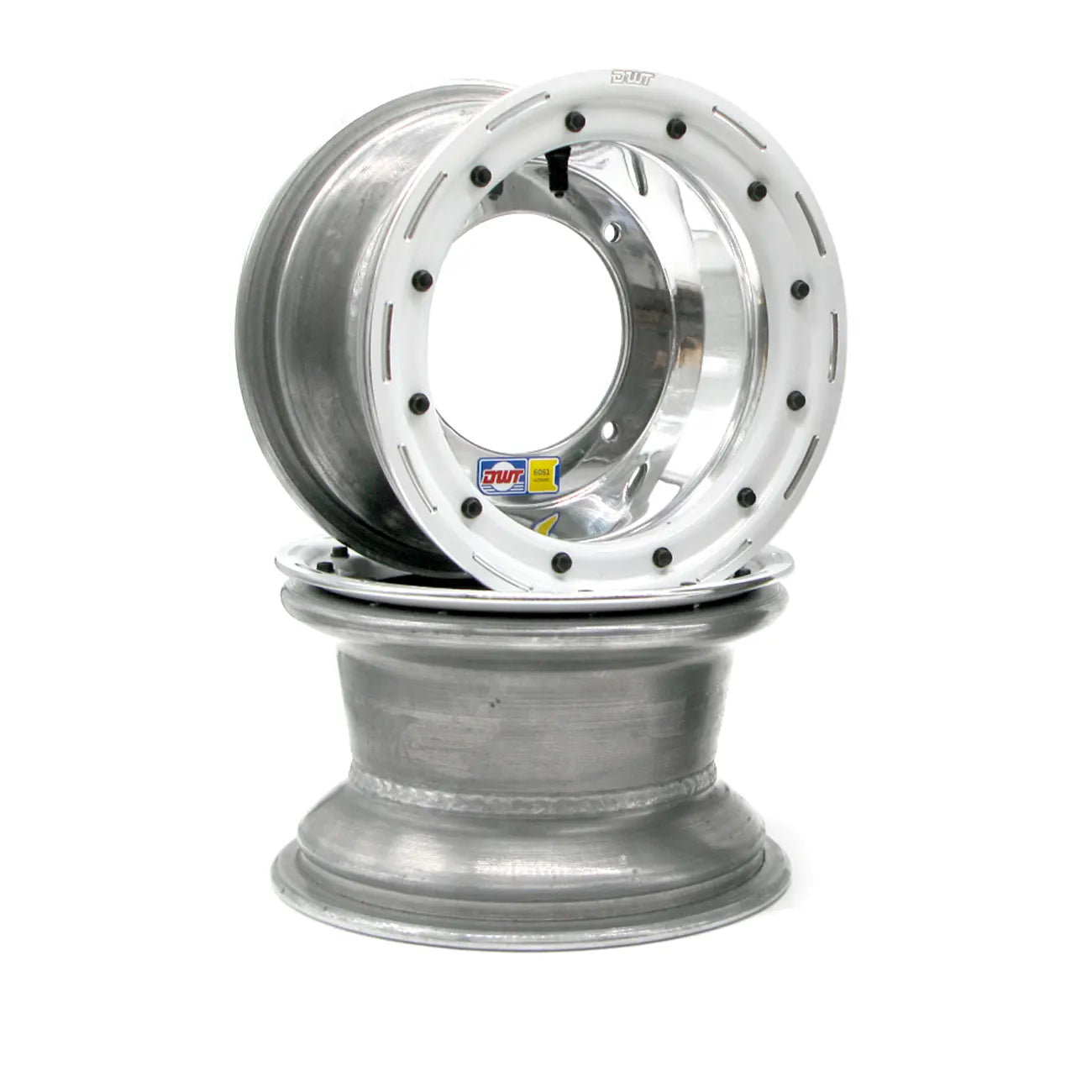 Wheels - Ultimate Yellow Beadlock 10" Polished Pair