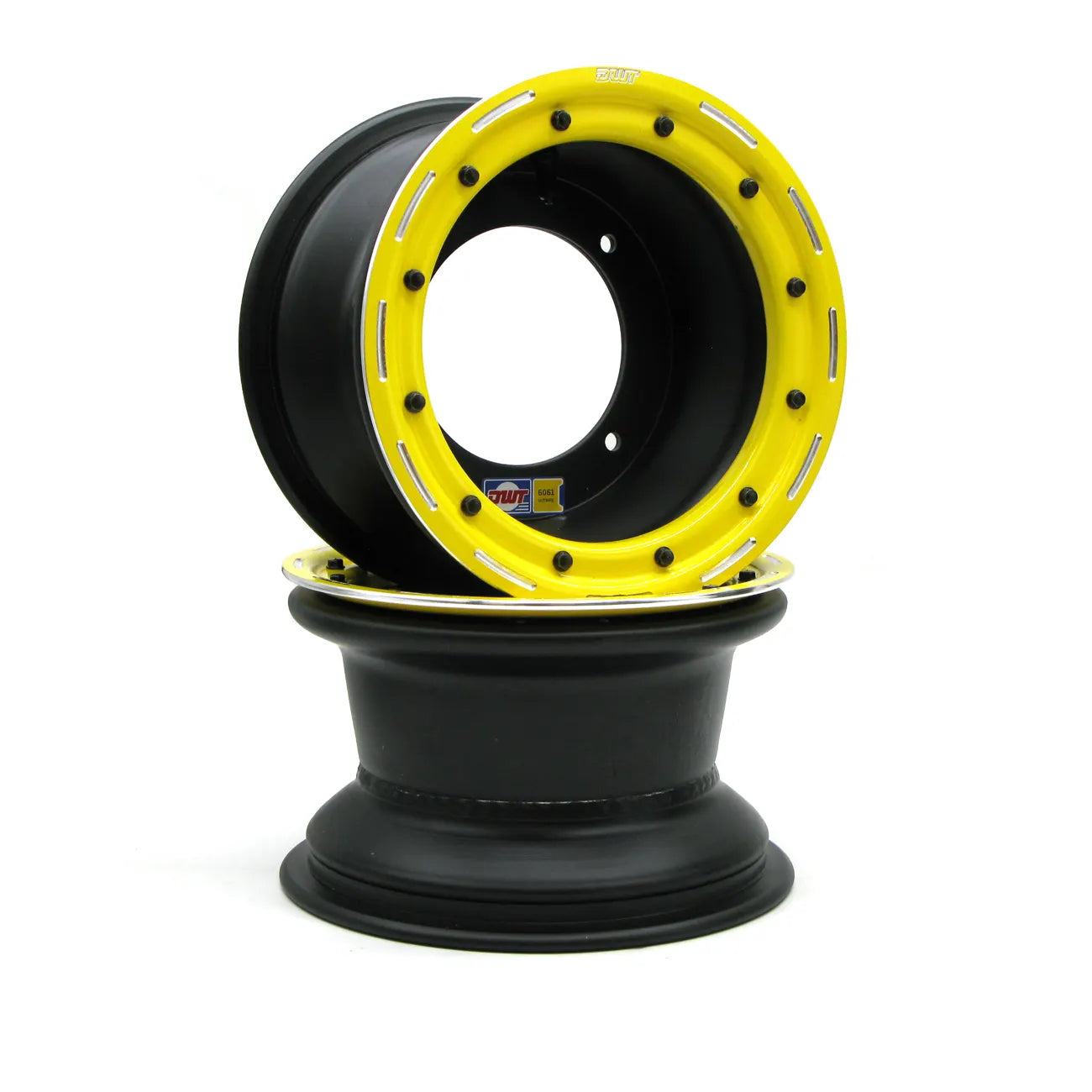 Wheels - Ultimate Yellow Beadlock 10" Pair