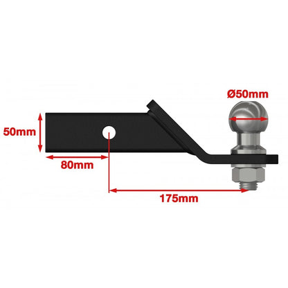 Trailer Hitch Receiver/Mount for Yamaha YXZ1000R